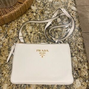 White Prada Milano purse brand new!